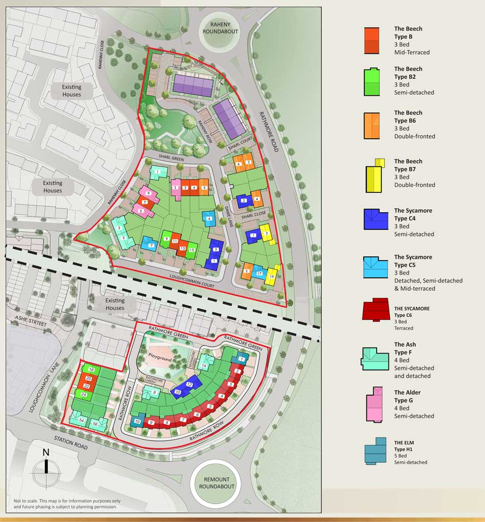 Graphic of Station Road Site Map